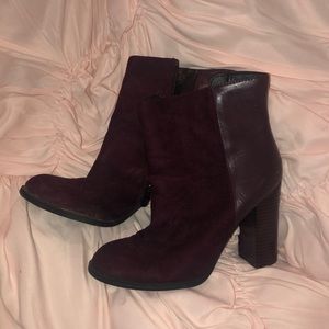 Circus by Sam Edelman Shoes - maroon circus booties Circus by Sam Edelman Shoes - maroon circus booties